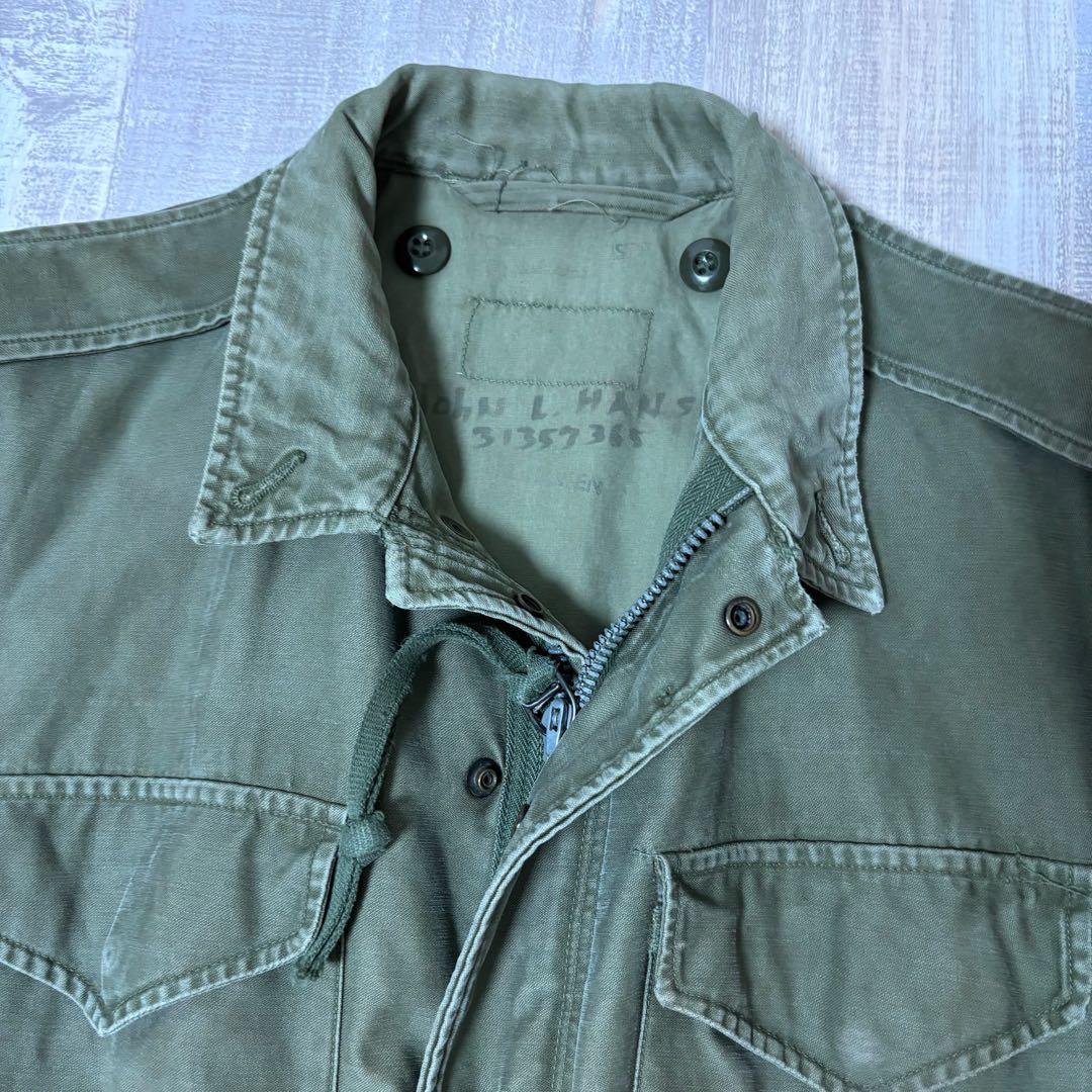 【初期型 米軍実物】50s US.ARMY M-51 CROWN製 アルミジップ