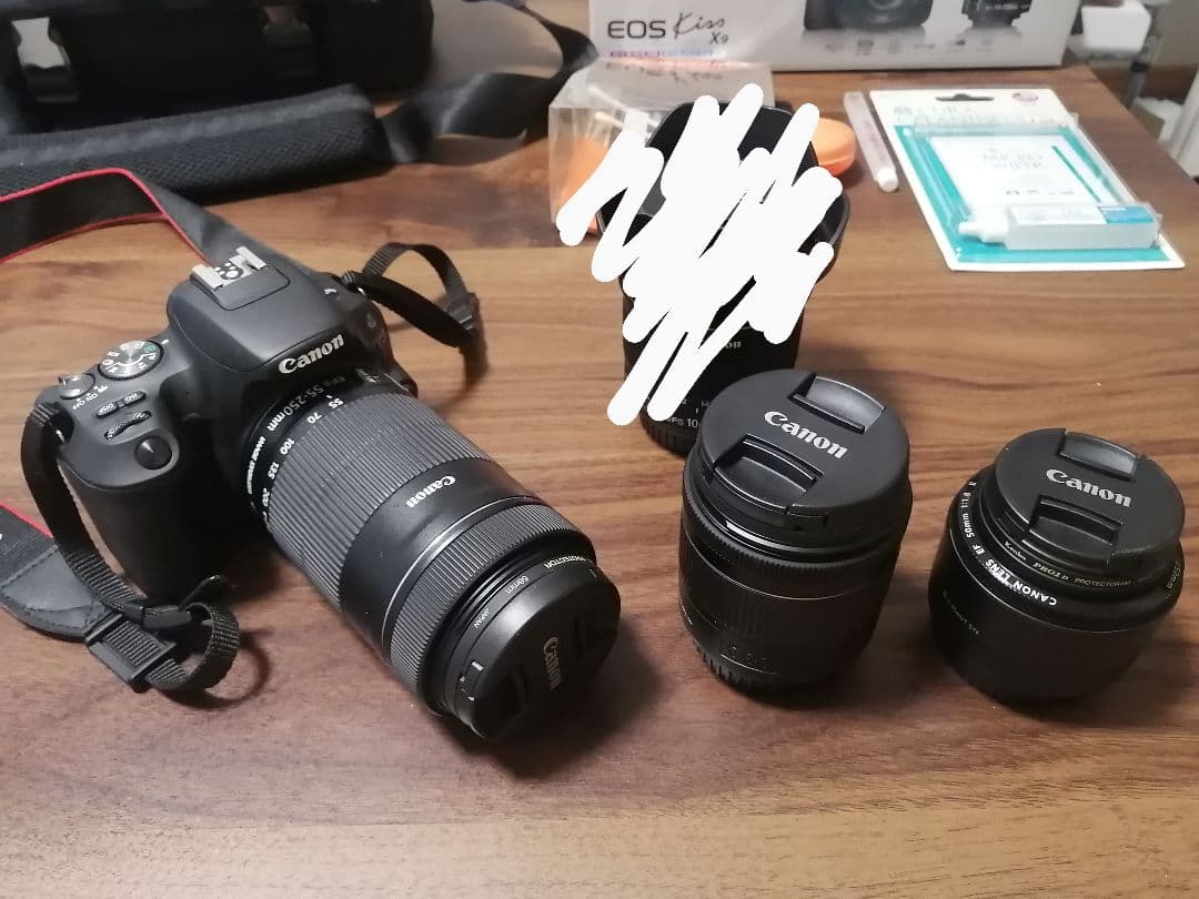 EOS kiss X9 ダブルズーム＋マクロ 計レンズ３本セット