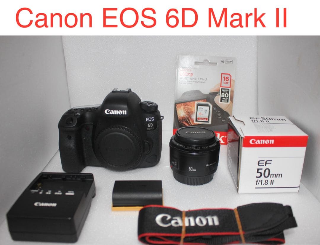 Canon EOS 6D Mark II単焦点レンズセット