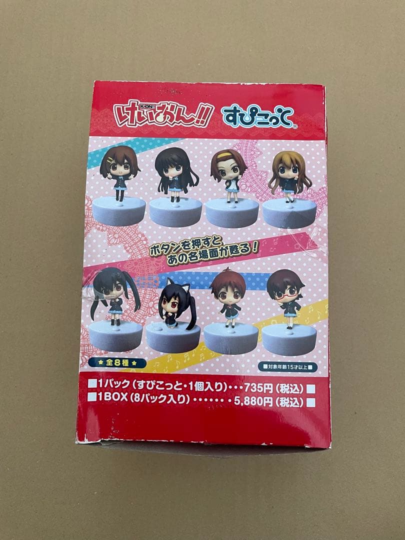 けいおん‼︎ すぴこっと　全8種　ポストカード付　難あり　まとめ売り