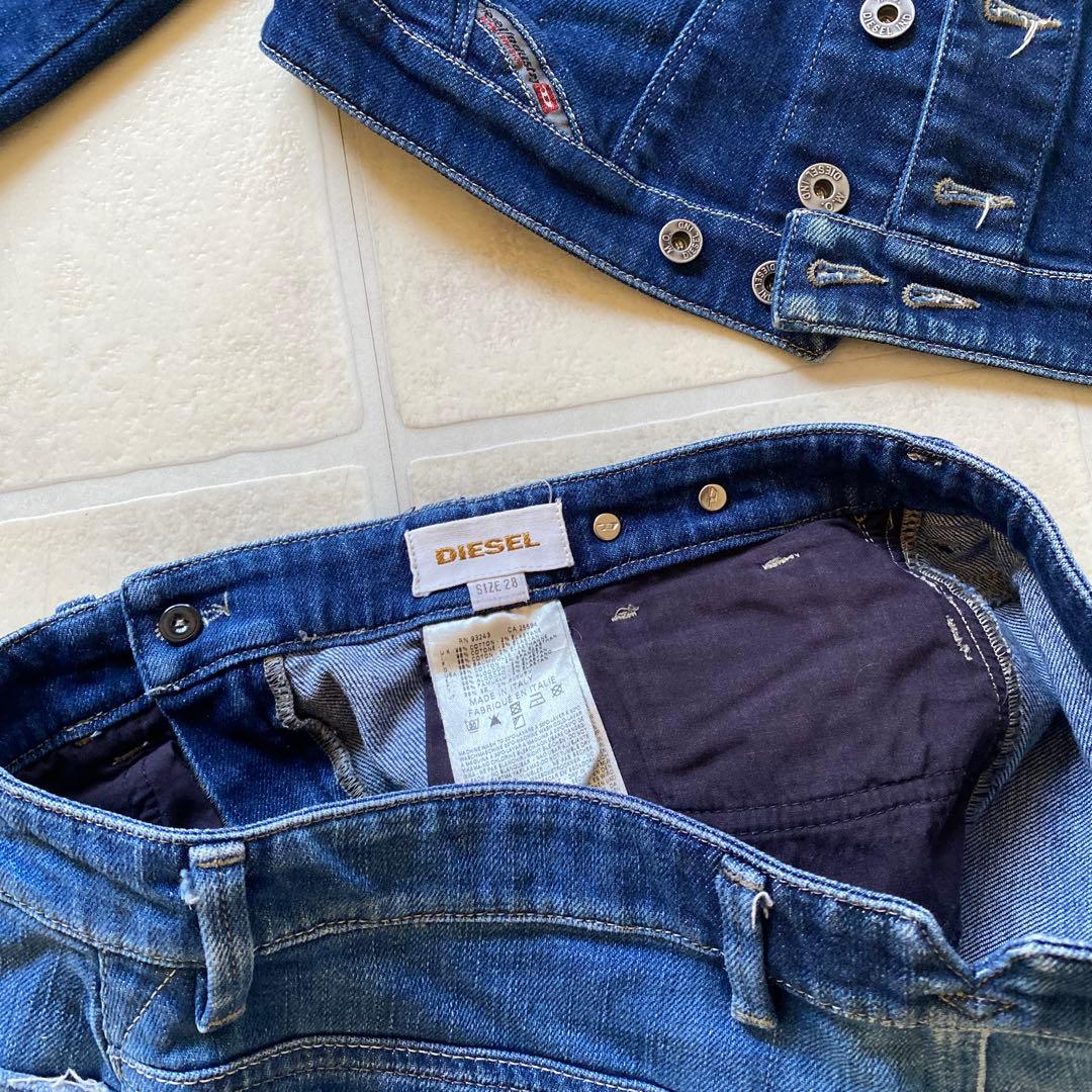 DIESEL デニムジャケット スカートセット