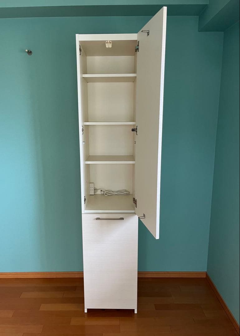 【送料込】パモウナ 食器棚 幅40cm×高さ200cm