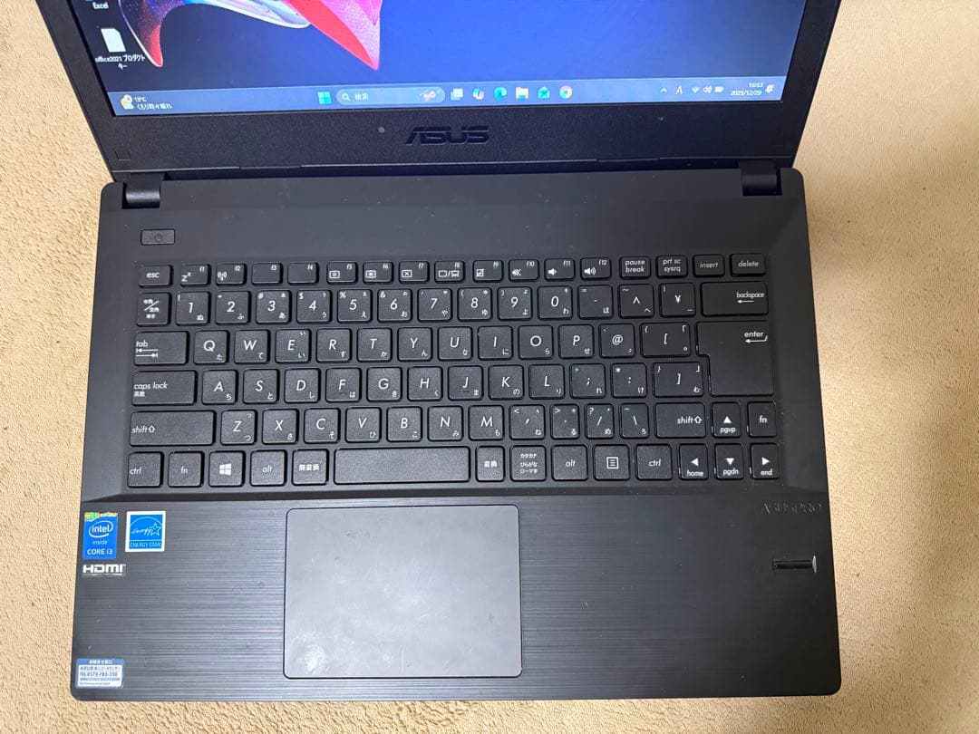 ASUS ノートパソコン　office DVD