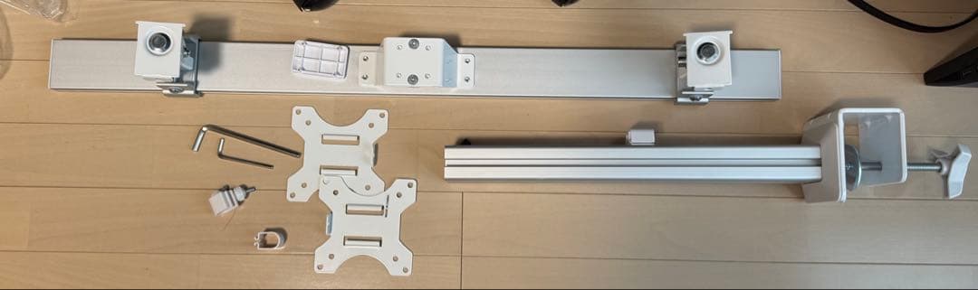 モニターアーム BA120 シルバー 2台用