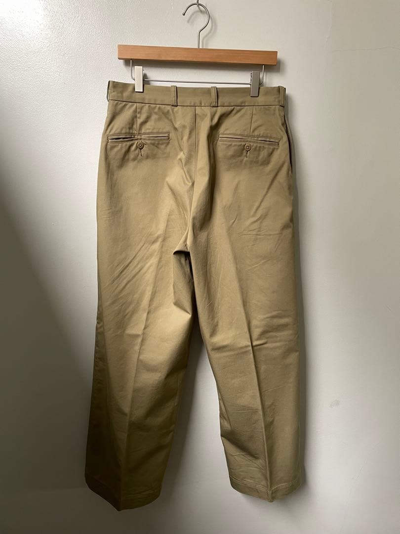 blurhmsROOTSTOCKブラームスチノトラウザーズパンツ美品