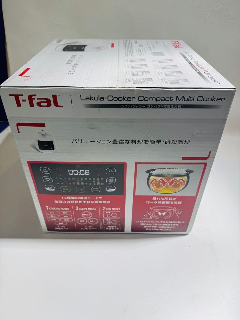 未使用　T-fal ティファール　電気圧力鍋 ラクラ　コンパクトCY3511JP