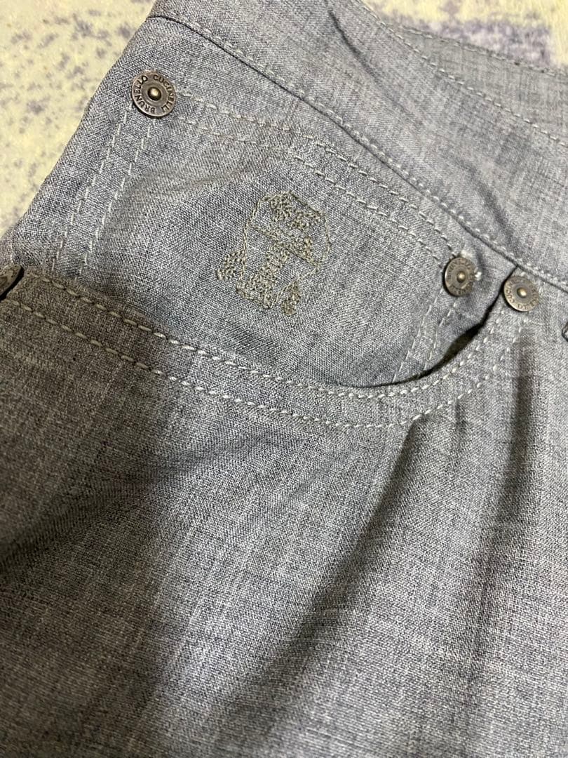 BRUNELLO CUCINELLI ライトグレー スラックス　サイズ44