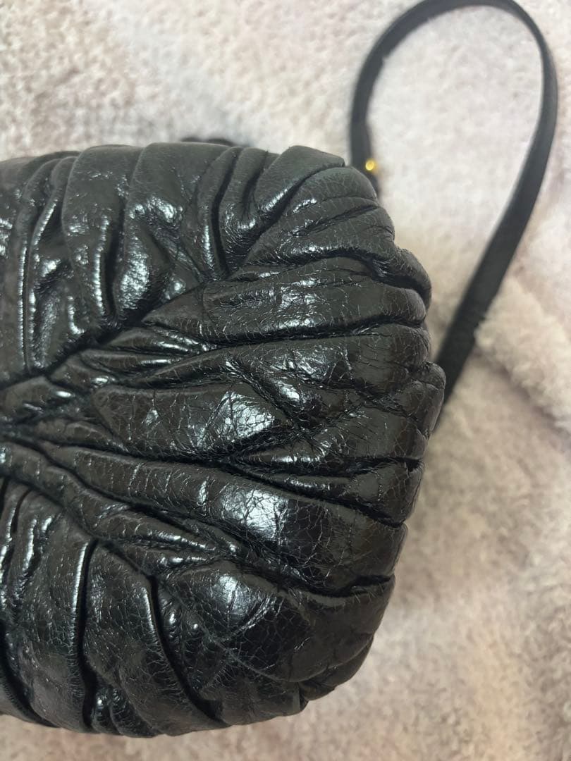 miu miu マテラッセ vitello lux 2way アーカイブレザー