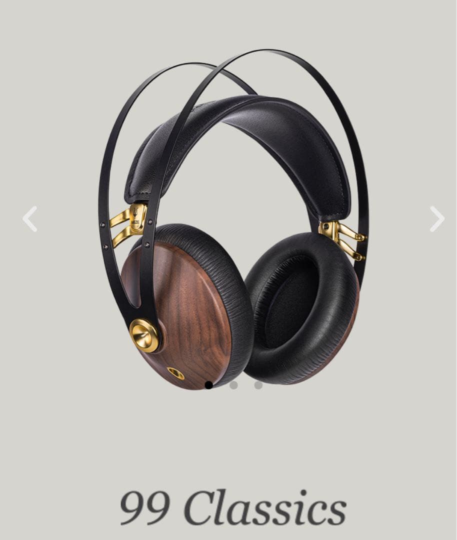 99 Classics ヘッドホン ウッド ブラック