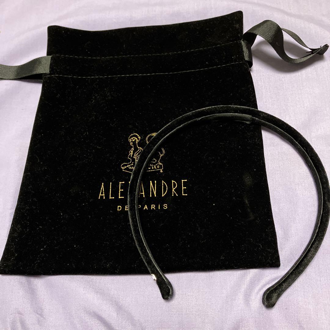 アレクサンドル ドゥ　パリ　カチューシャ・ブラック