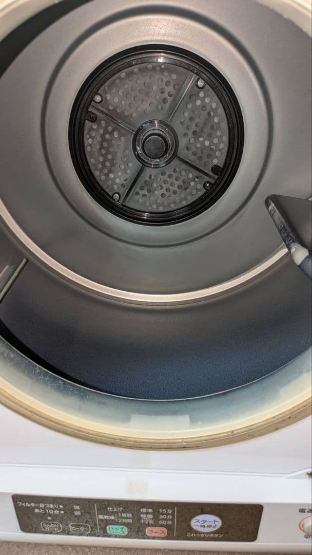 送料込み 修理済 動作確認OK 衣類乾燥機 6kg 日立 DE-N60WV