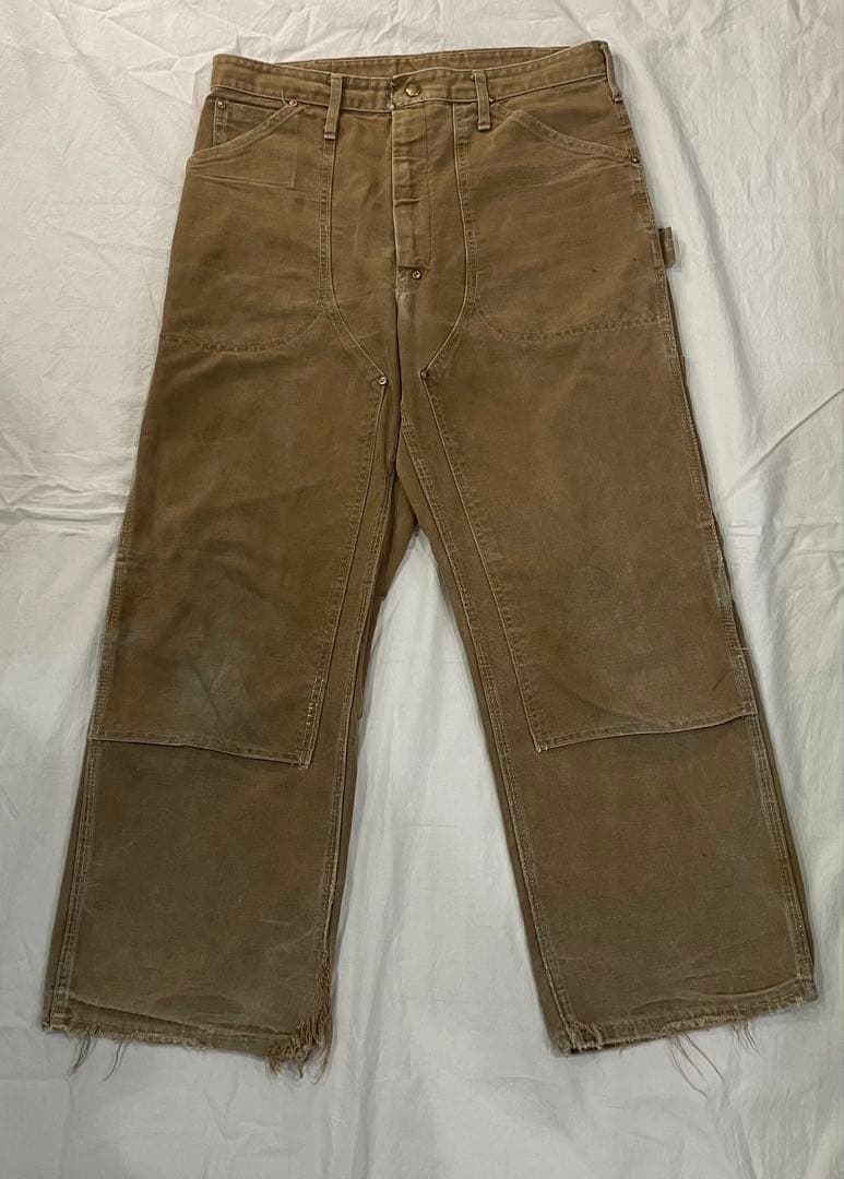 あ*ら様 60s 70s USA製　Carharttカーハート　ダブルニー　ボロ