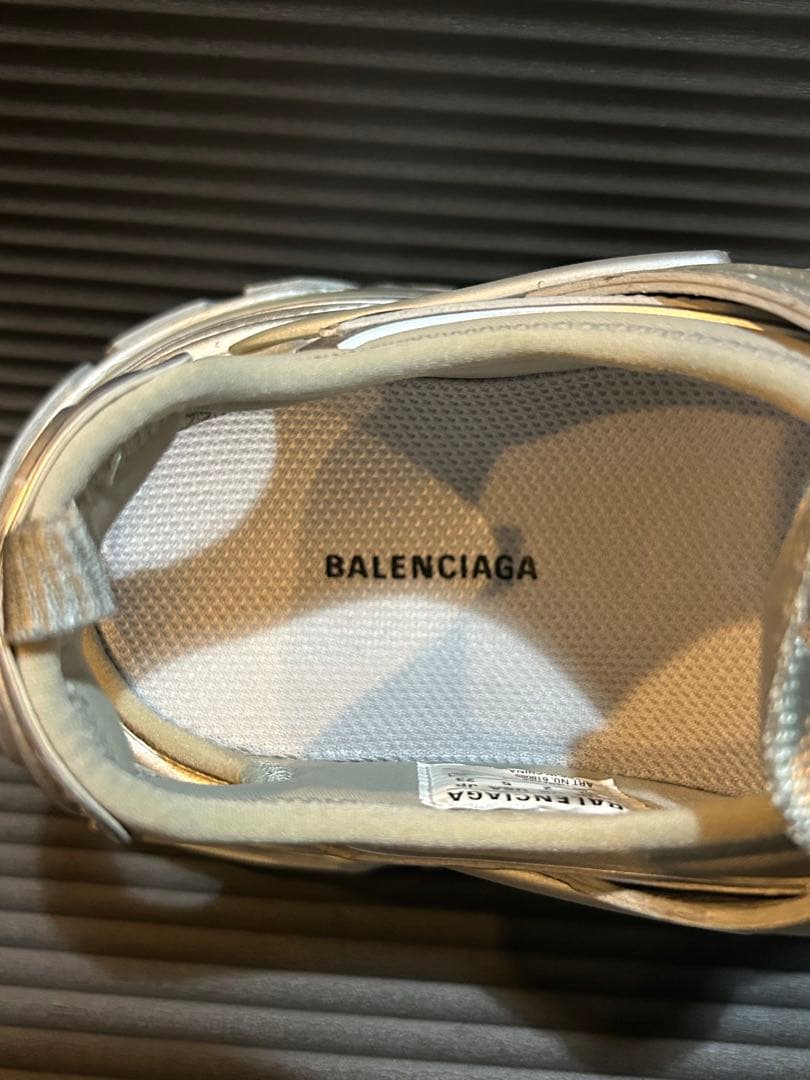 BALENCIAGA シルバー サンダル トラックサンダル 35 23 新品