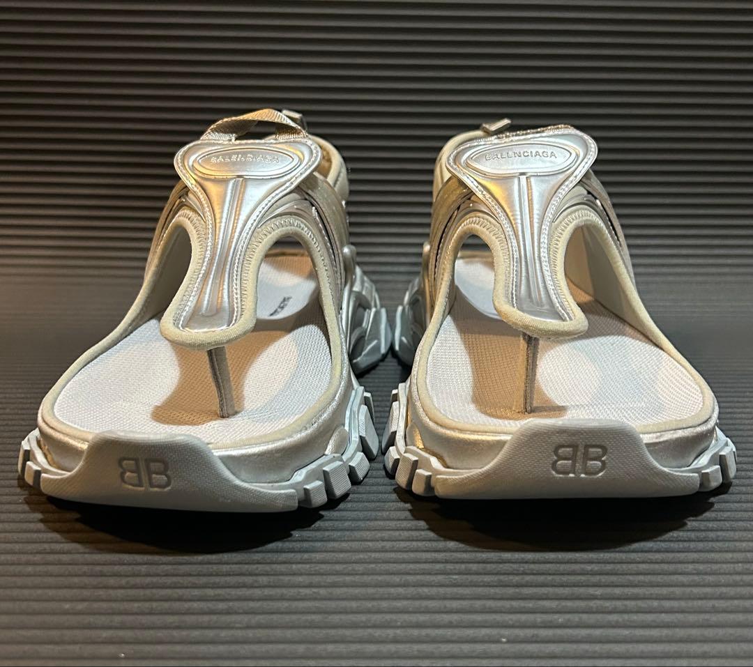 BALENCIAGA シルバー サンダル トラックサンダル 35 23 新品