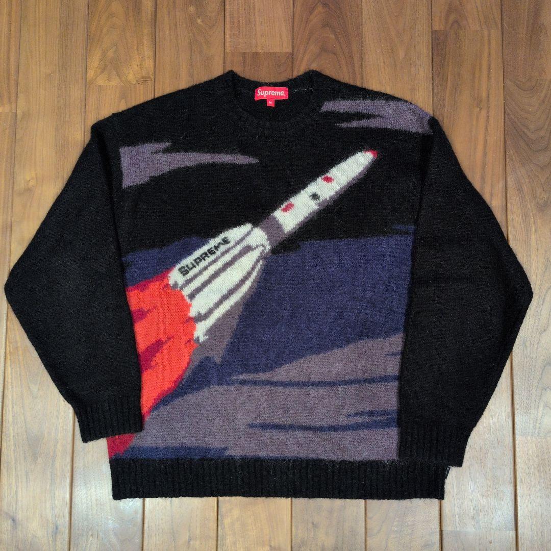 Supreme Rocket Sweater ブラック Mサイズ
