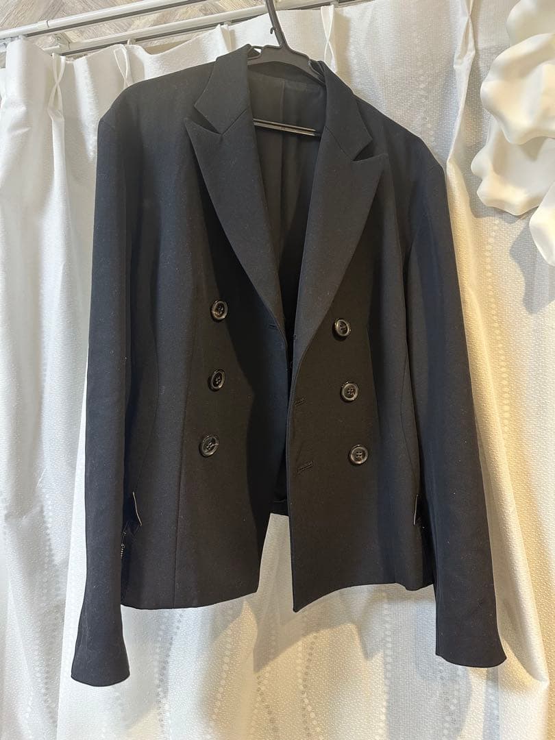 Y's ダブルブレストテーラードジャケット ブラック ヨウジヤマモト