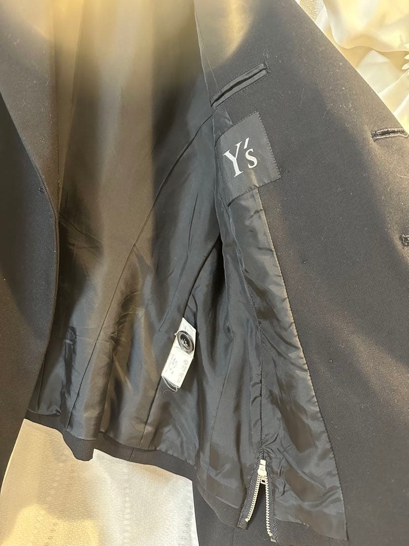 Y's ダブルブレストテーラードジャケット ブラック ヨウジヤマモト