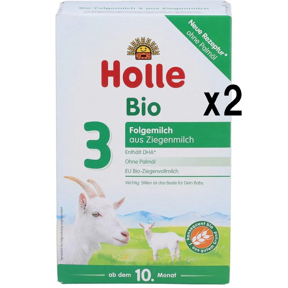 ホレ Holle ヤギ オーガニック 粉ミルク Step 3 (10ヶ月〜）2箱