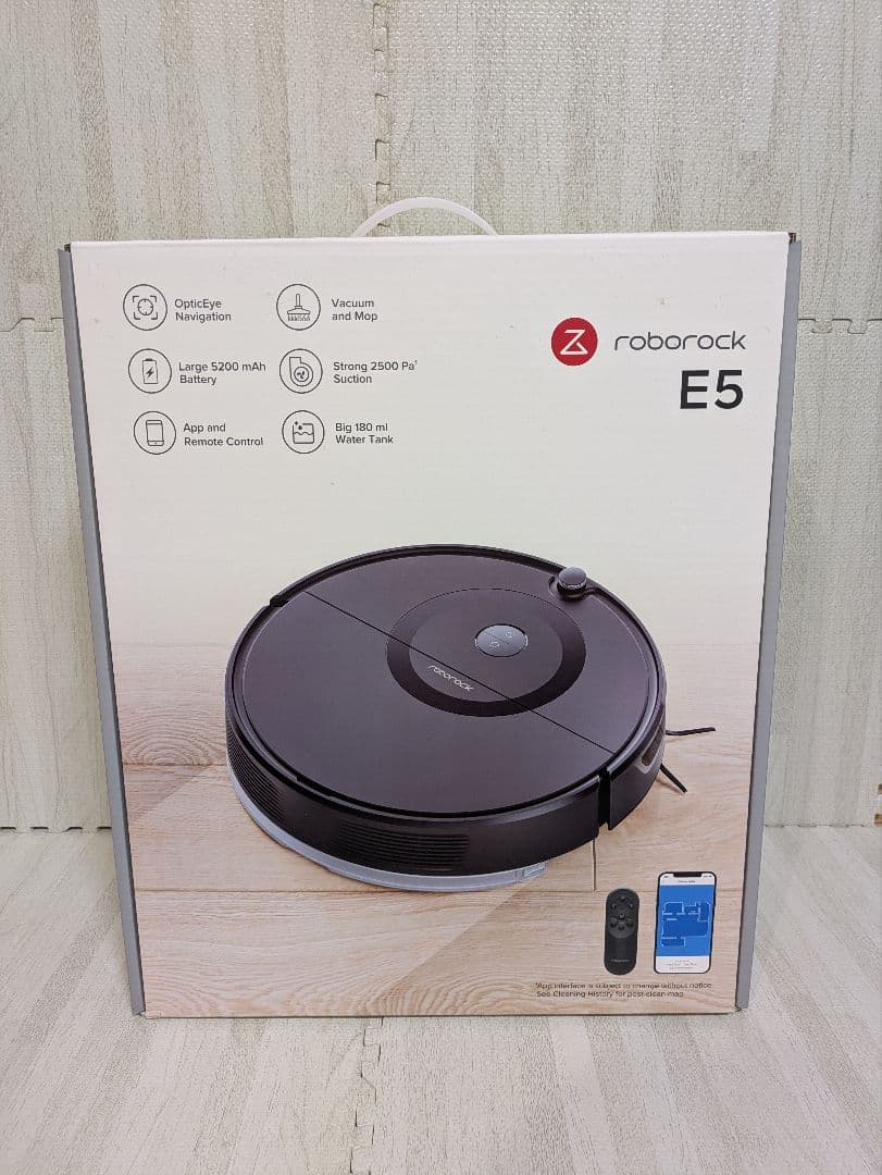 roborock E5 ロボット掃除機本体 ブラック