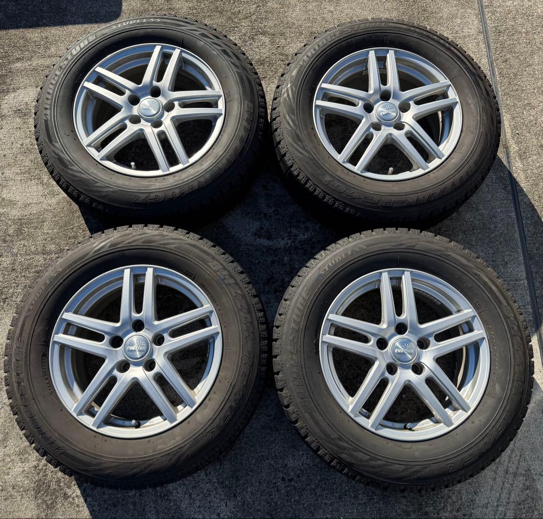 ブリヂストン ブリザック スタッドレスタイヤ・ホイール 4本 215/65R16