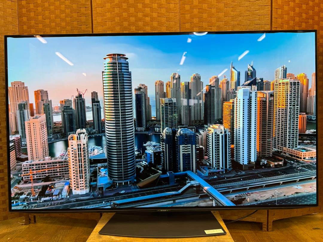F078 SHARP 65型　有機ELテレビ　4Kチューナー内蔵　2020年製