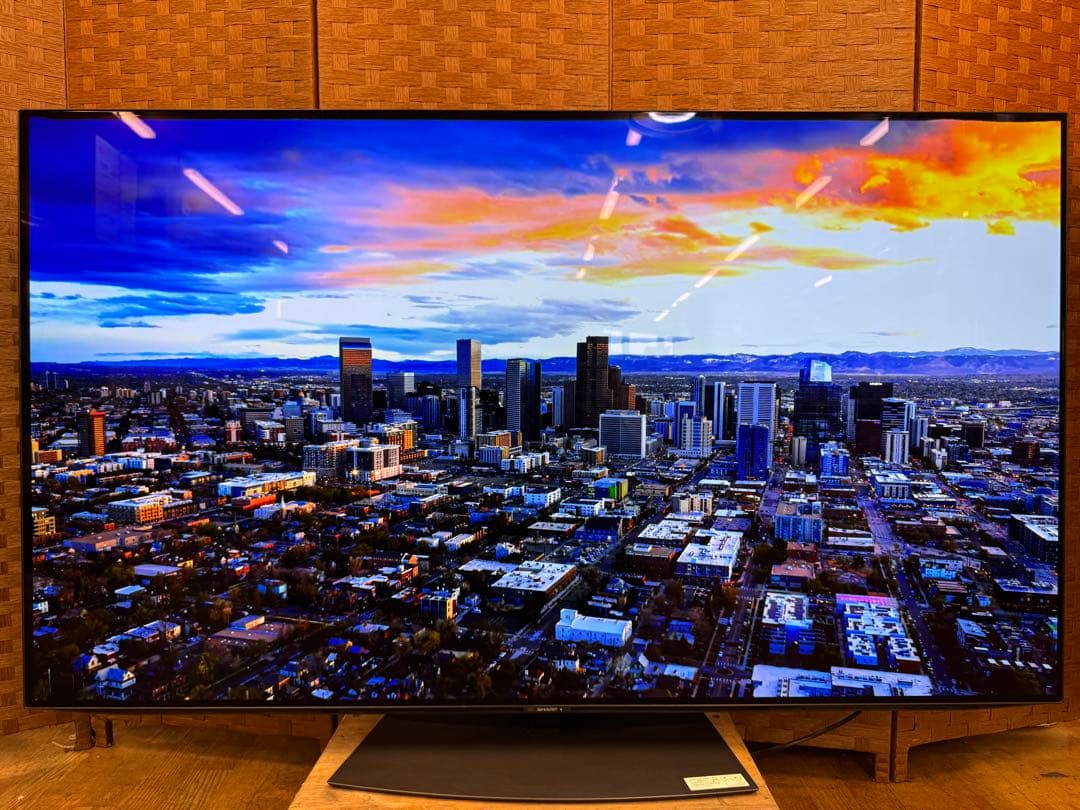 F078 SHARP 65型　有機ELテレビ　4Kチューナー内蔵　2020年製