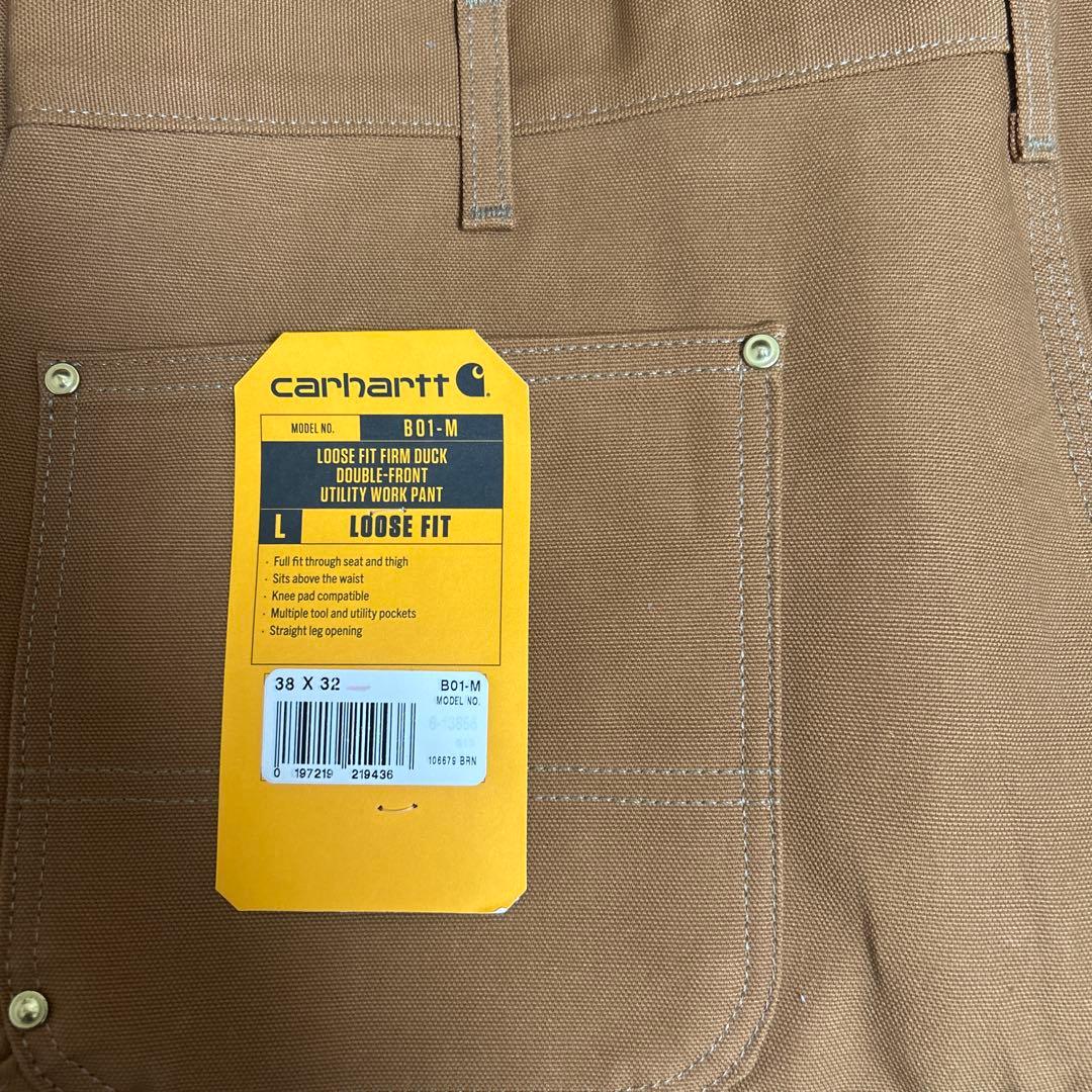 カーハート　ダブルニーペイントパンツ　38/32