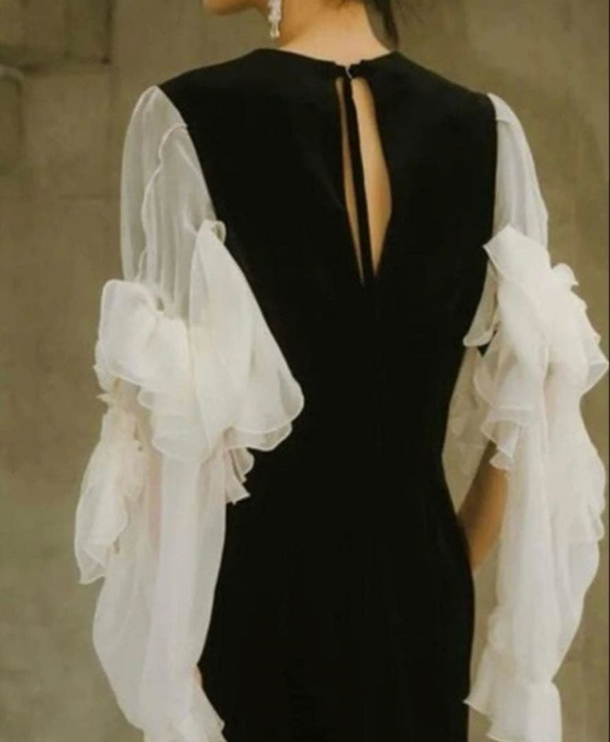 Knuth Marf クヌースマーフ 2way シフォンドッキングワンピース