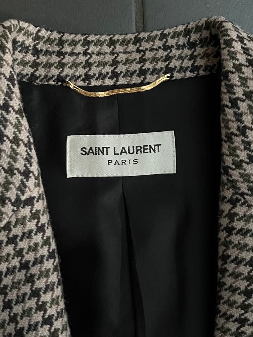 2021 サンローランパリ　ハウンドトゥース　ジャケット　滝沢真紀子さん着用34