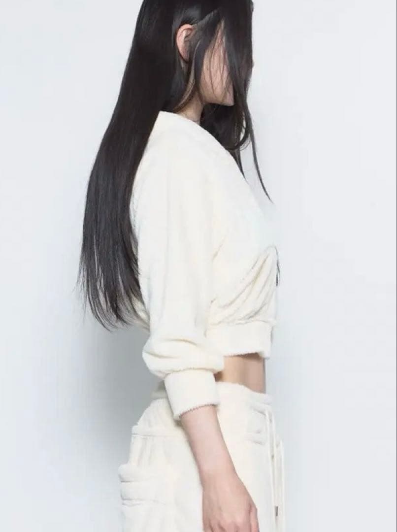 ジャケット・アウター S mid-sleeve hoodie cropped