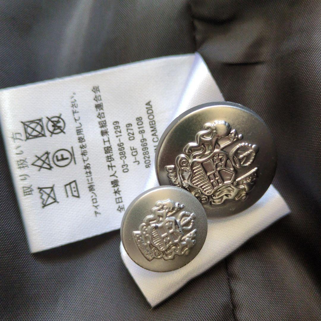 WANDER FACTORY 男の子 フォーマルスーツ 6点 ネイビーストライプ