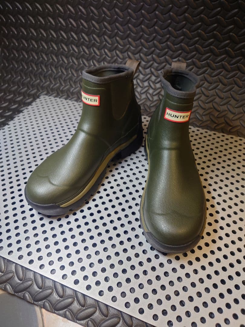 HUNTER バルモラル ハイブリッド ショート 27.5 UK9 オリーブ中古