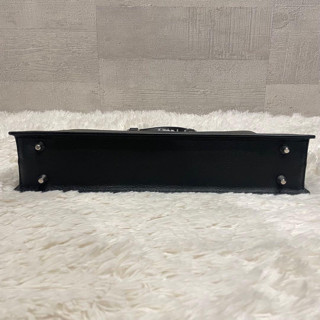 最高級 ランバン 自立型 ブリーフケース ビジネスバッグ A4 レザー メンズ