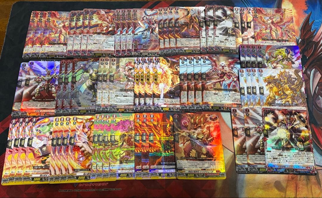 ヴァンガード　天輪鳳竜 ニルヴァーナ・ジーヴァ　デッキ パーツ付き