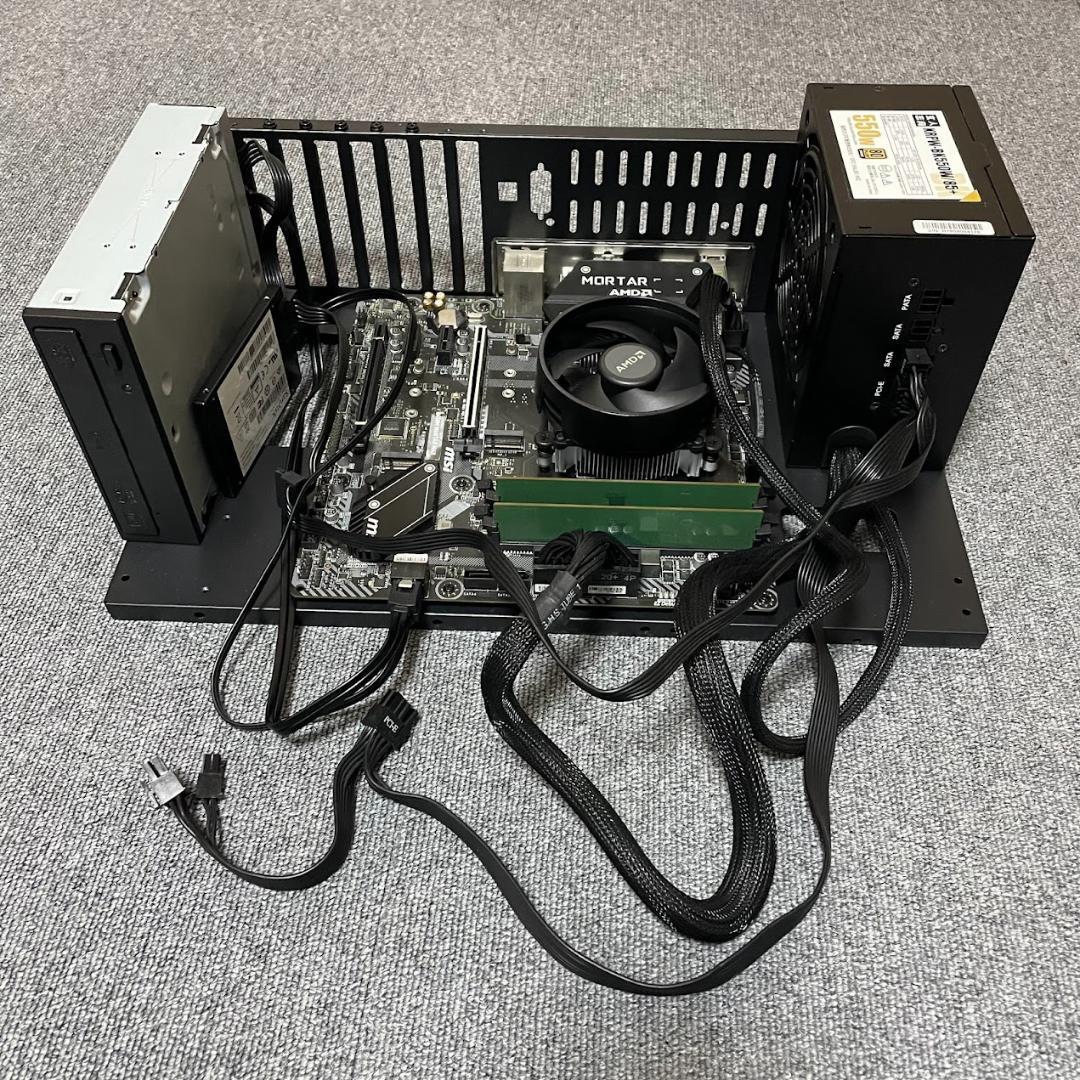 Ryzen3 3200G DDR4 16GB 550w オープンフレームキット