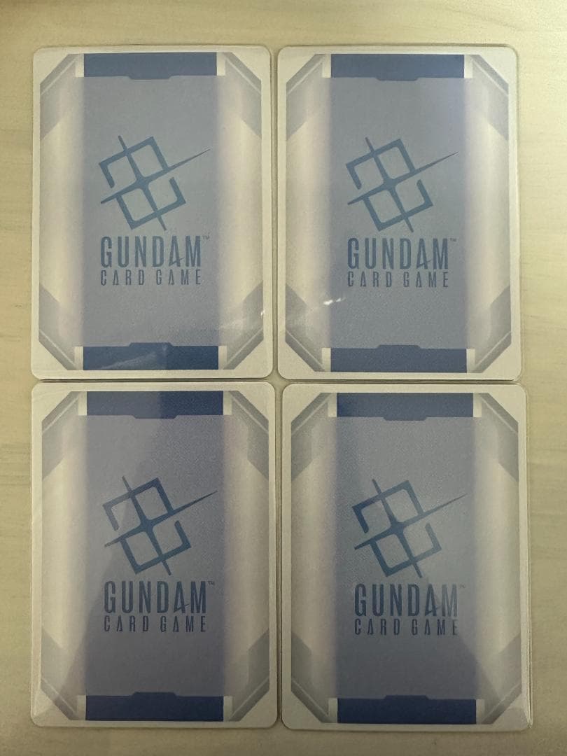 ガンダムカードゲーム　GCG　戦技の向上　パラレル　４枚セット