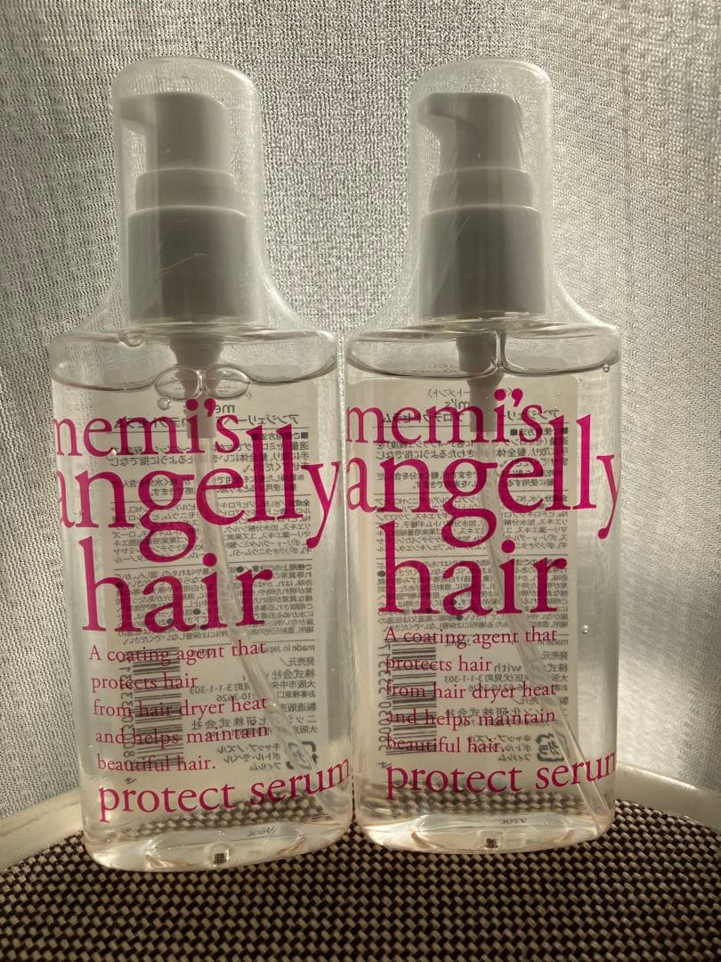 アンジェリーヘアプロテクトセラム2本セット+パウチ4個付き