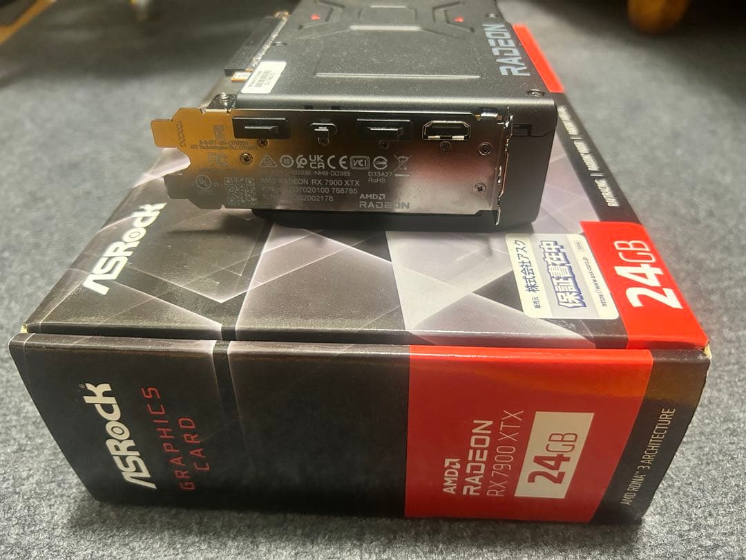 【中古品】ASRock RX7900XTX 24GB グラフィックボード