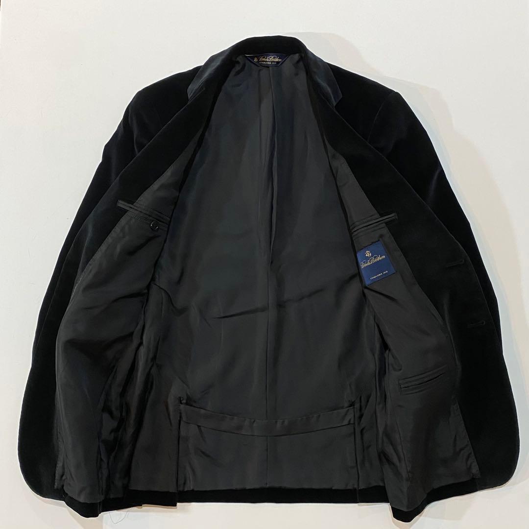 ブルックスブラザーズ モールスキンテーラードジャケット 日本製 黒 37SHT