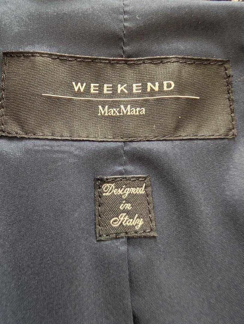 【美品】Weekend MaxMaraヘリンボーンジャケット