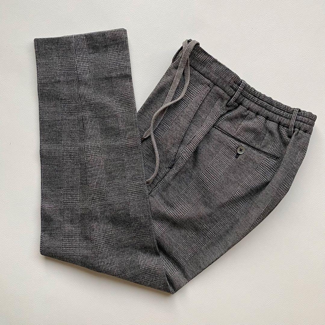 【美品】PT トリノ TRAVEL ドローコード トラベルパンツ 46 グレー