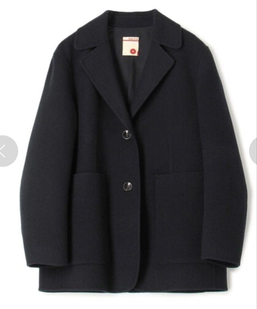 BACCA ライトメルトンダブルフェイス テーラードジャケット