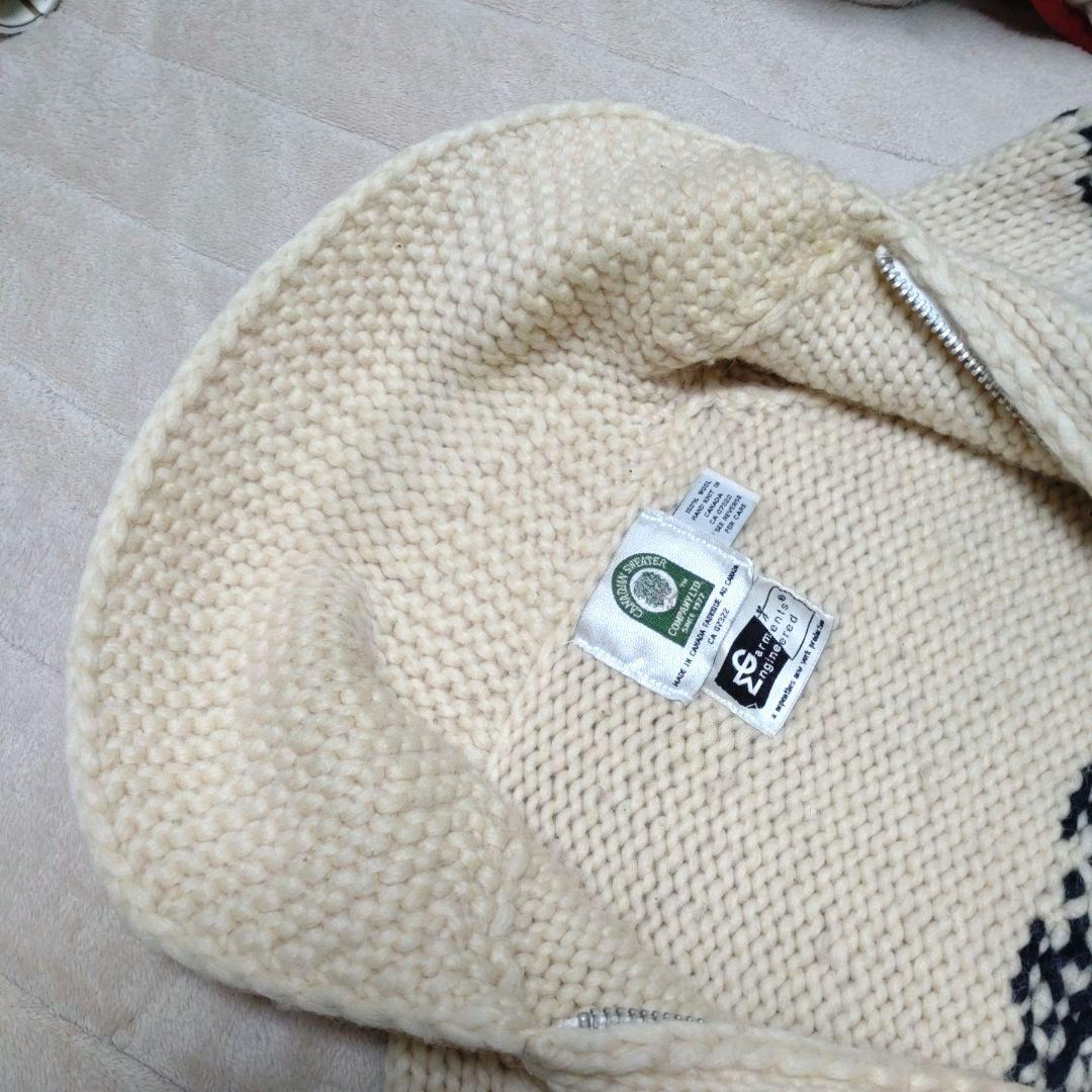 【激レア】エンジニアドガーメンツ カナディアンセーター カウチン ダブルネーム