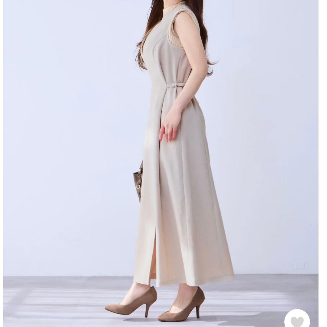 新品未使用　overE ポリニージャンパースカート　90 オーバーイー