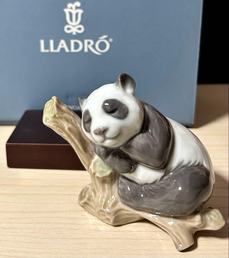 LLADRO リヤドロ　Lucky Panda 元箱台付き　※絶版 未使用保管品