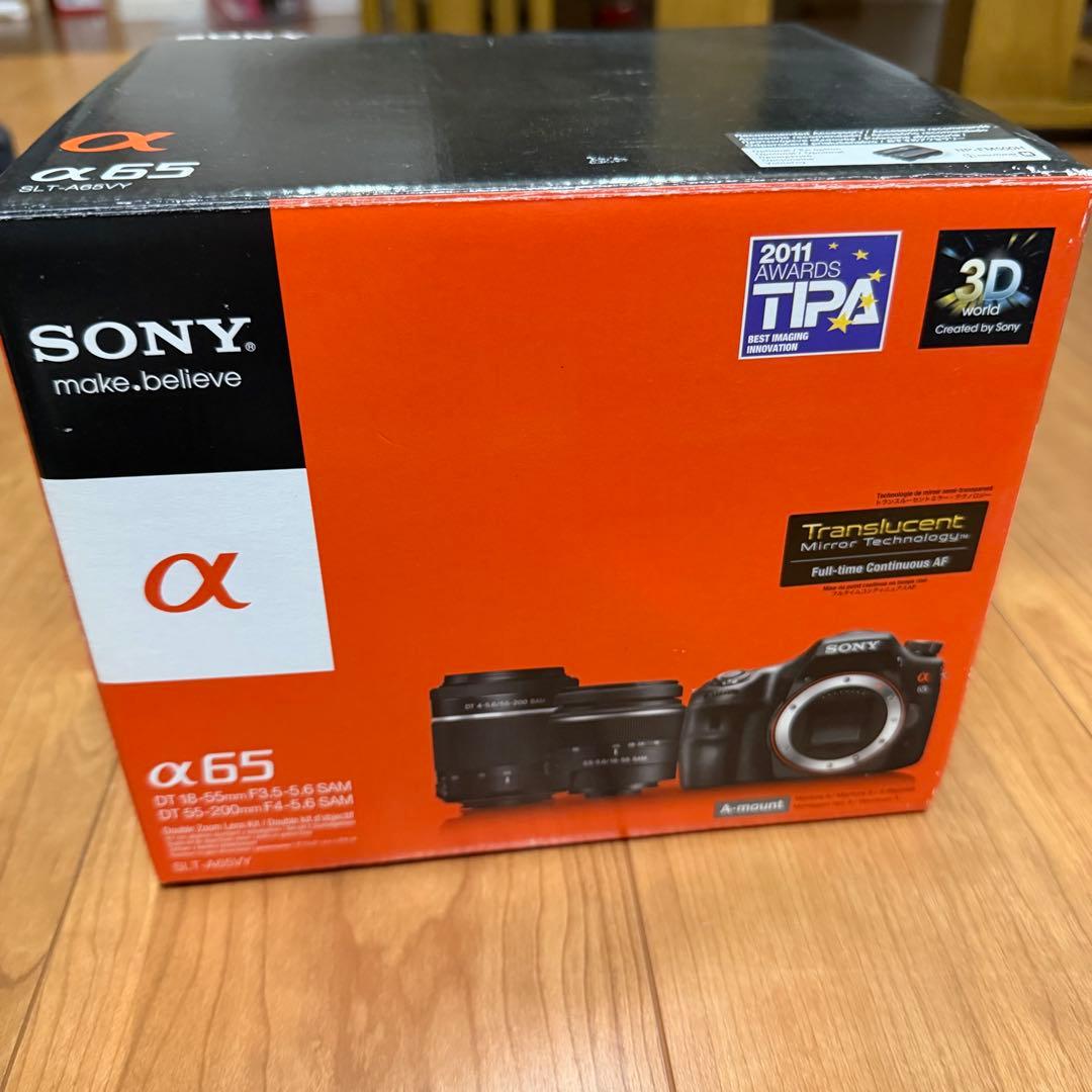 SONY ソニー α65 SLT-A65VY ダブルズームレンズキット Wズーム
