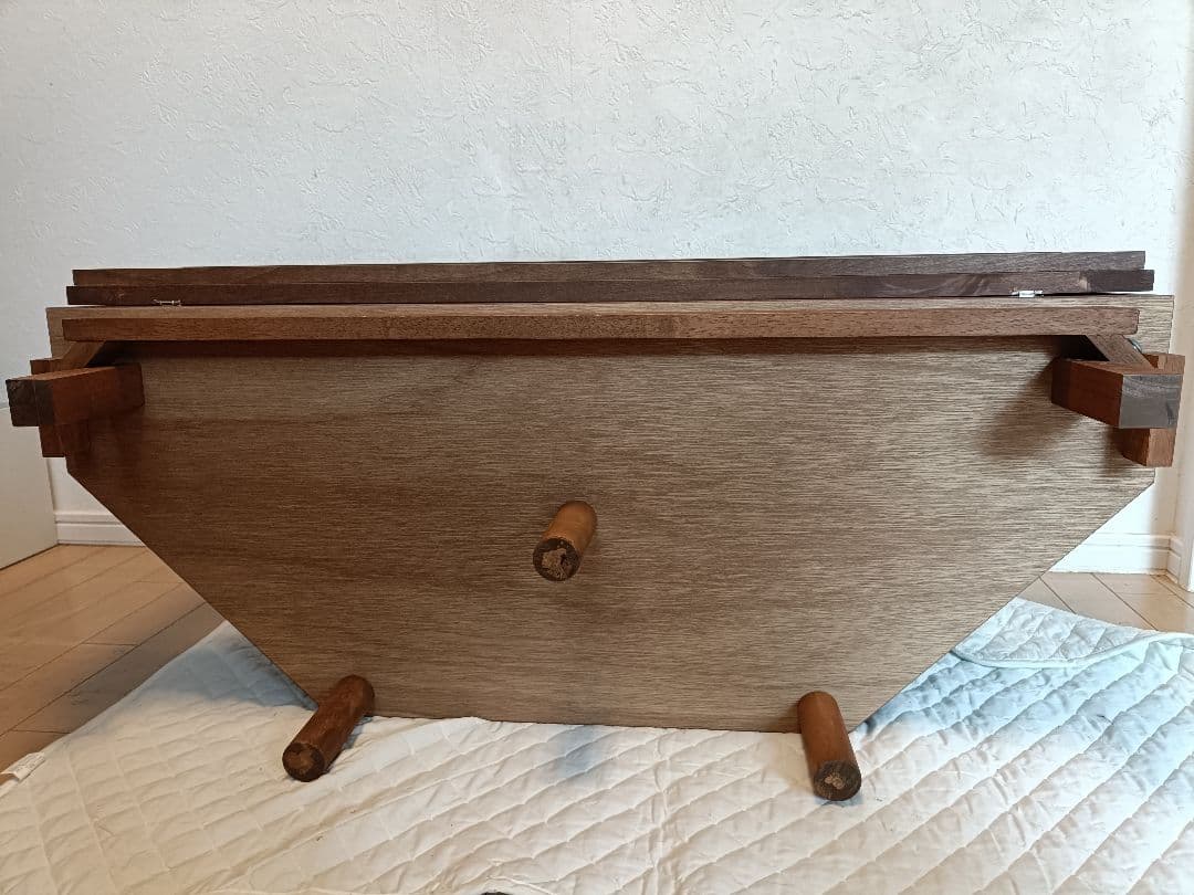 コーナー型テレビボード 100cm ブラウン