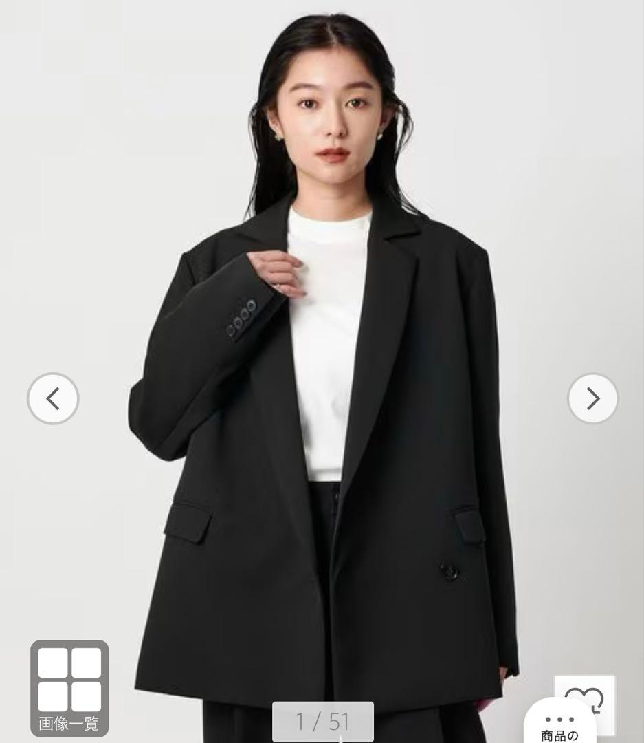 27日までのお値下げ⭐︎バック アシンメトリー ジャケット