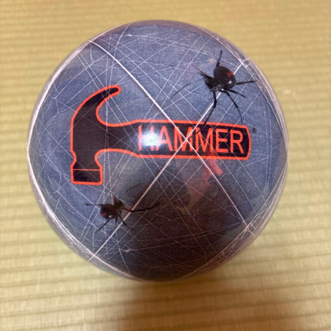 ボウリングボール　ブラックウィドー　ビザボール　15ポンド