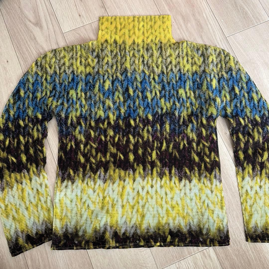 me ISSEY MIYAKE MIX YARN KNIT ミーイッセイミヤケ